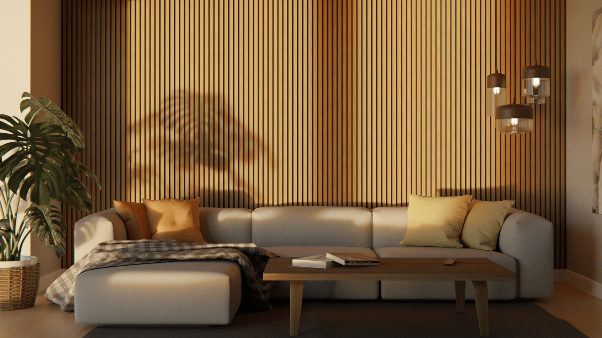 By Venø panel livingroom